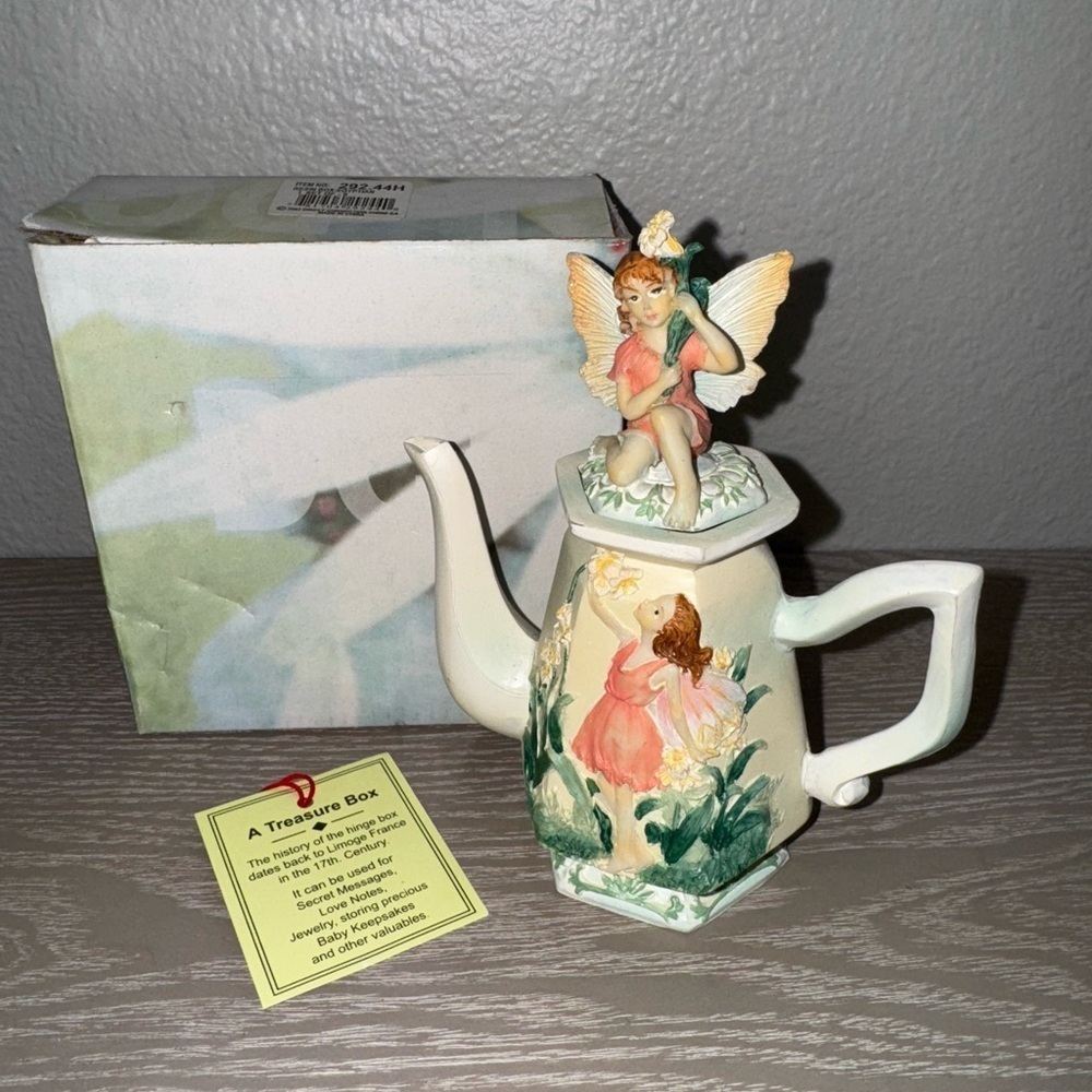 Decorative Egyptian fairy teapot DCI -treasure box